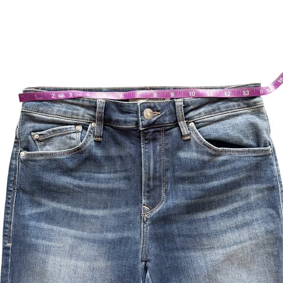 Mavi Jeans Women's Size 28 Tess High Rise Skinny Shaded Eyelet Ankle Artsy Boho - Picture 10 of 16